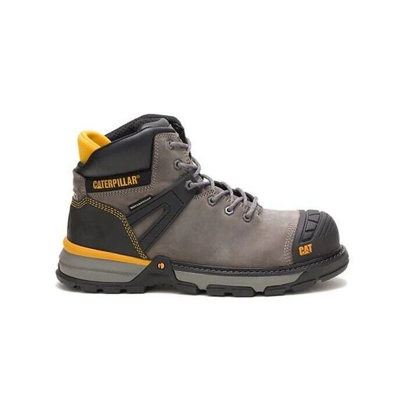 Caterpillar Excavator Superlite Waterproof Nano Toe Work Boot Pewter Men’s 14 - Picture 8 of 12